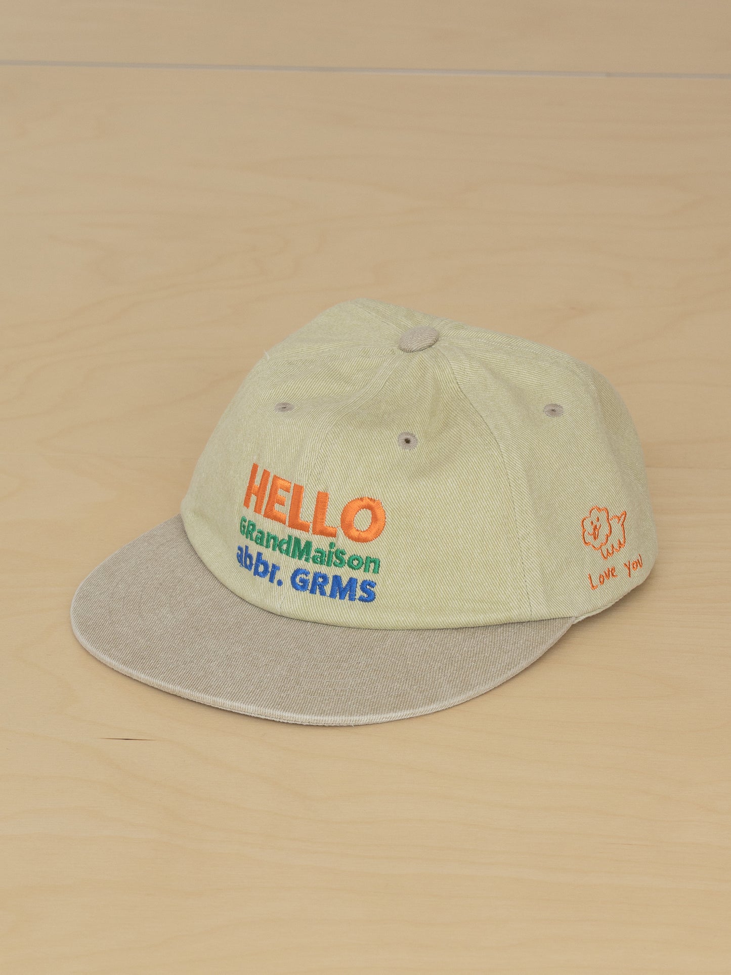 Grand Maison Washed Ball Cap - Yellow