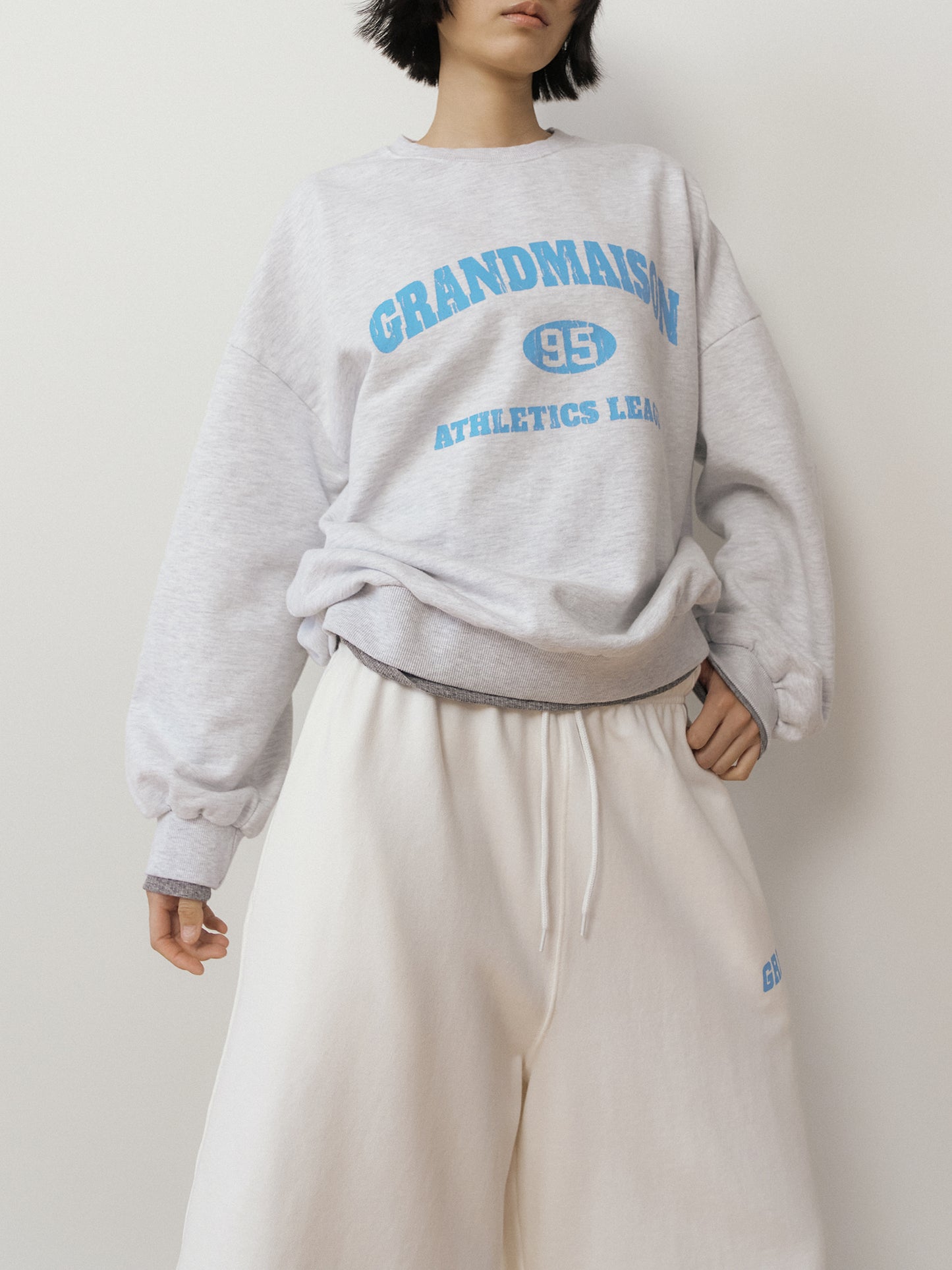 Cutoff Half Sweatpants - Ivory