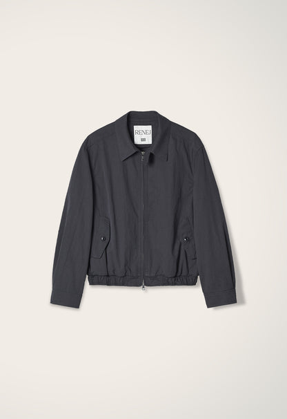 Sand Cotton Blouson CHARCOAL