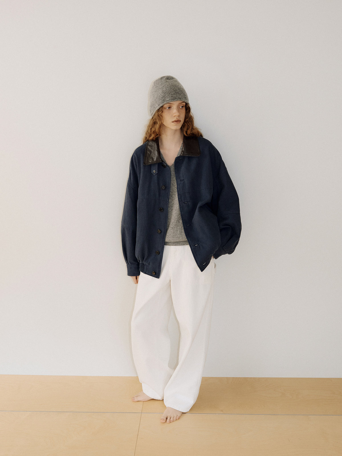 Cotton Twill Fatigue Pants - Ivory 4