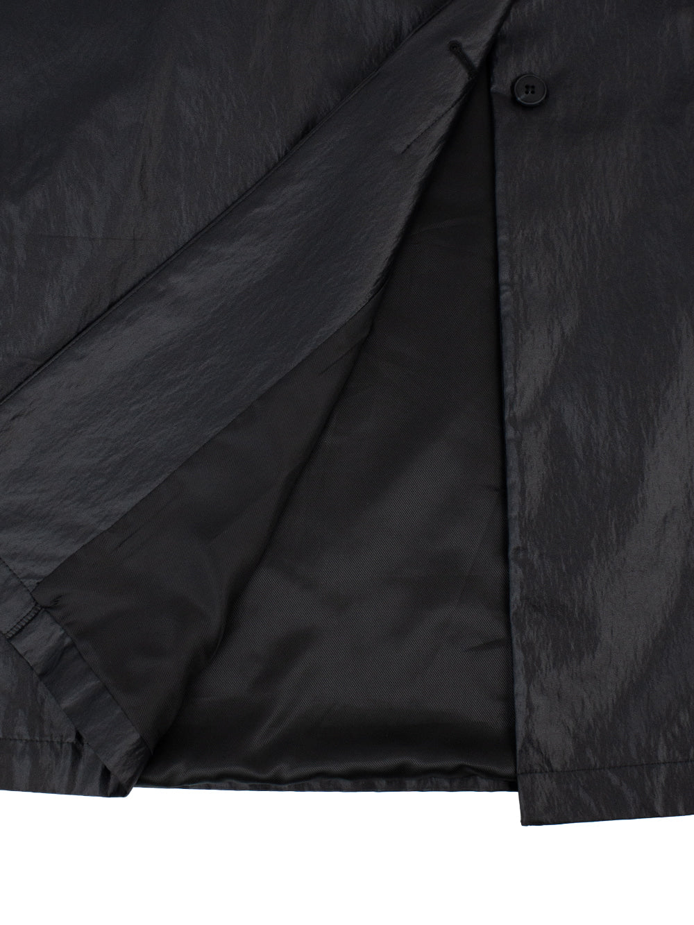 Back Cape Trench Coat