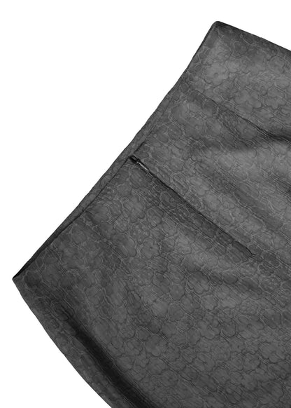 BABY FLOWER SKIRT -CHARCOAL