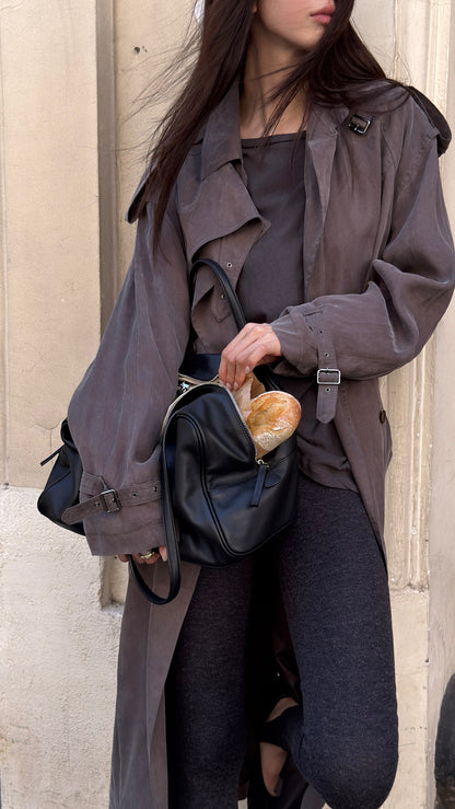 Eyelet Trench Coat