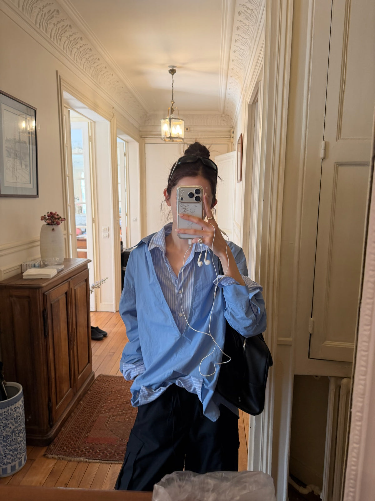 Deep V-neck Shirt