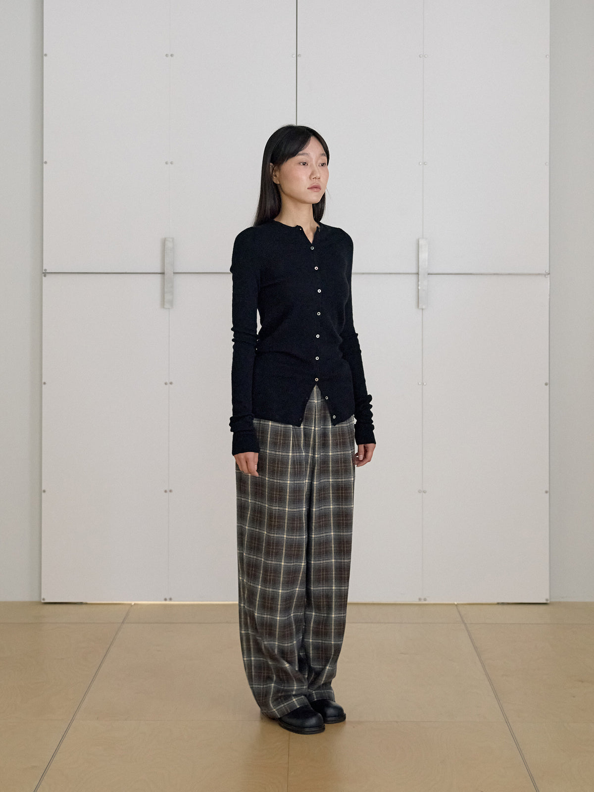 MARAN Alpaca Button Cardigan - Black 商品画像17/21