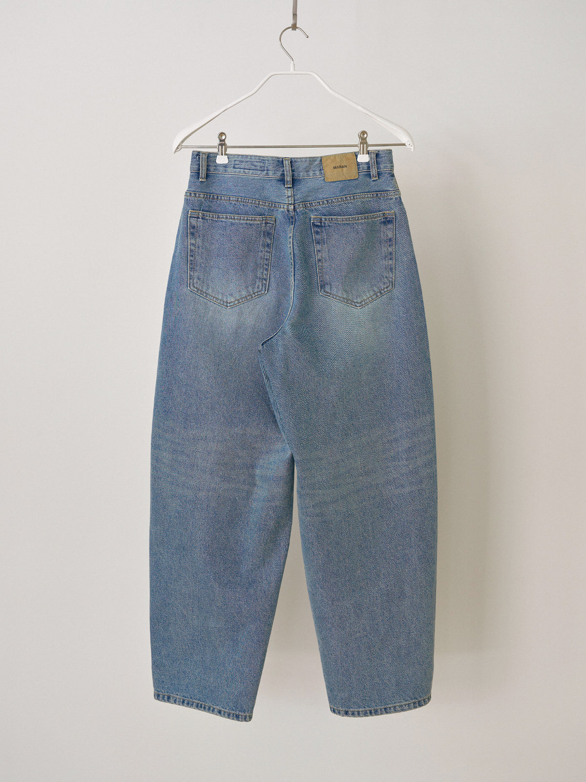 Tapered Denim Pants - Indigo 9
