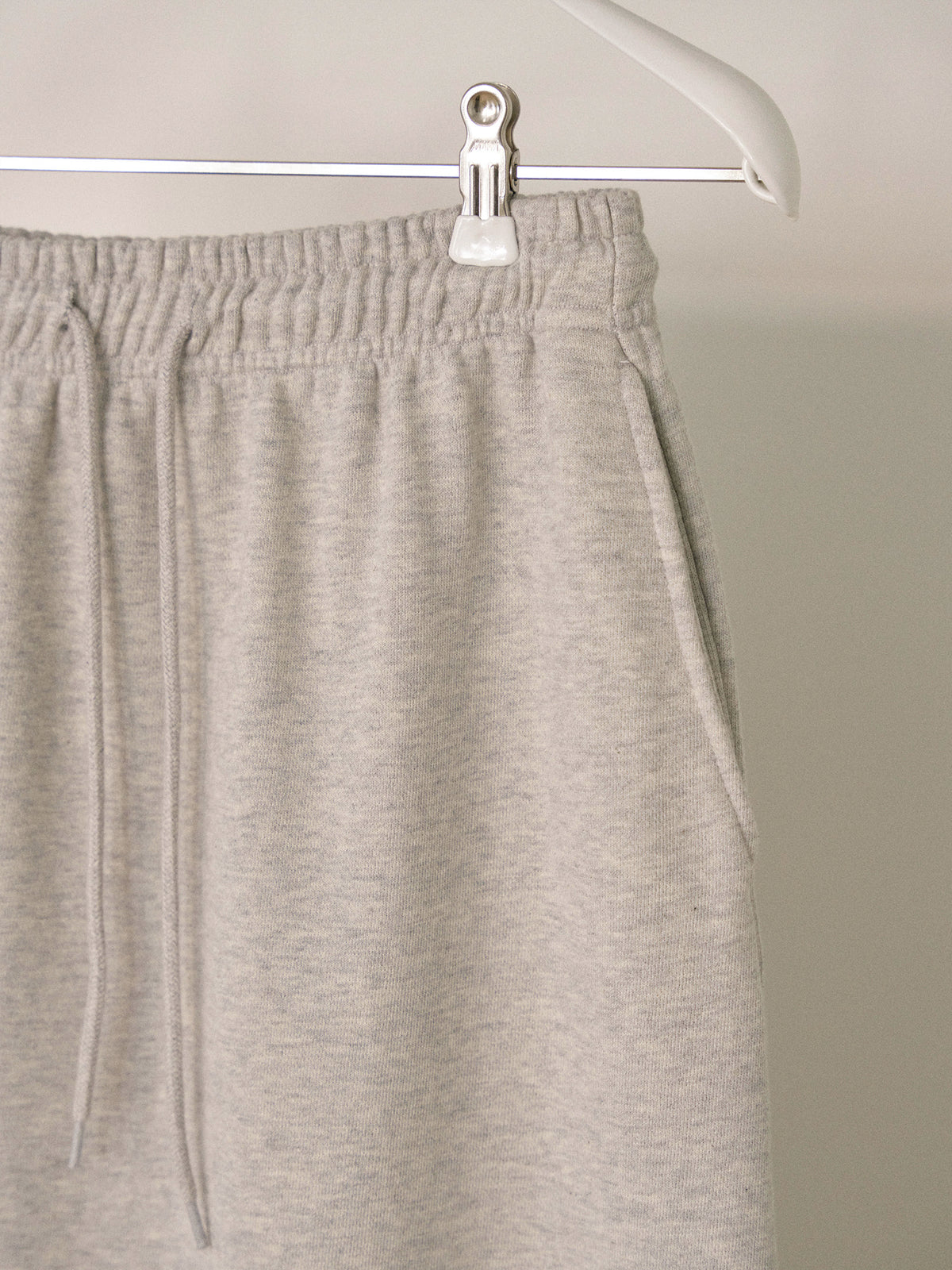 MARAN Center Slit Sweat Skirt - Light Gray 商品画像15/17