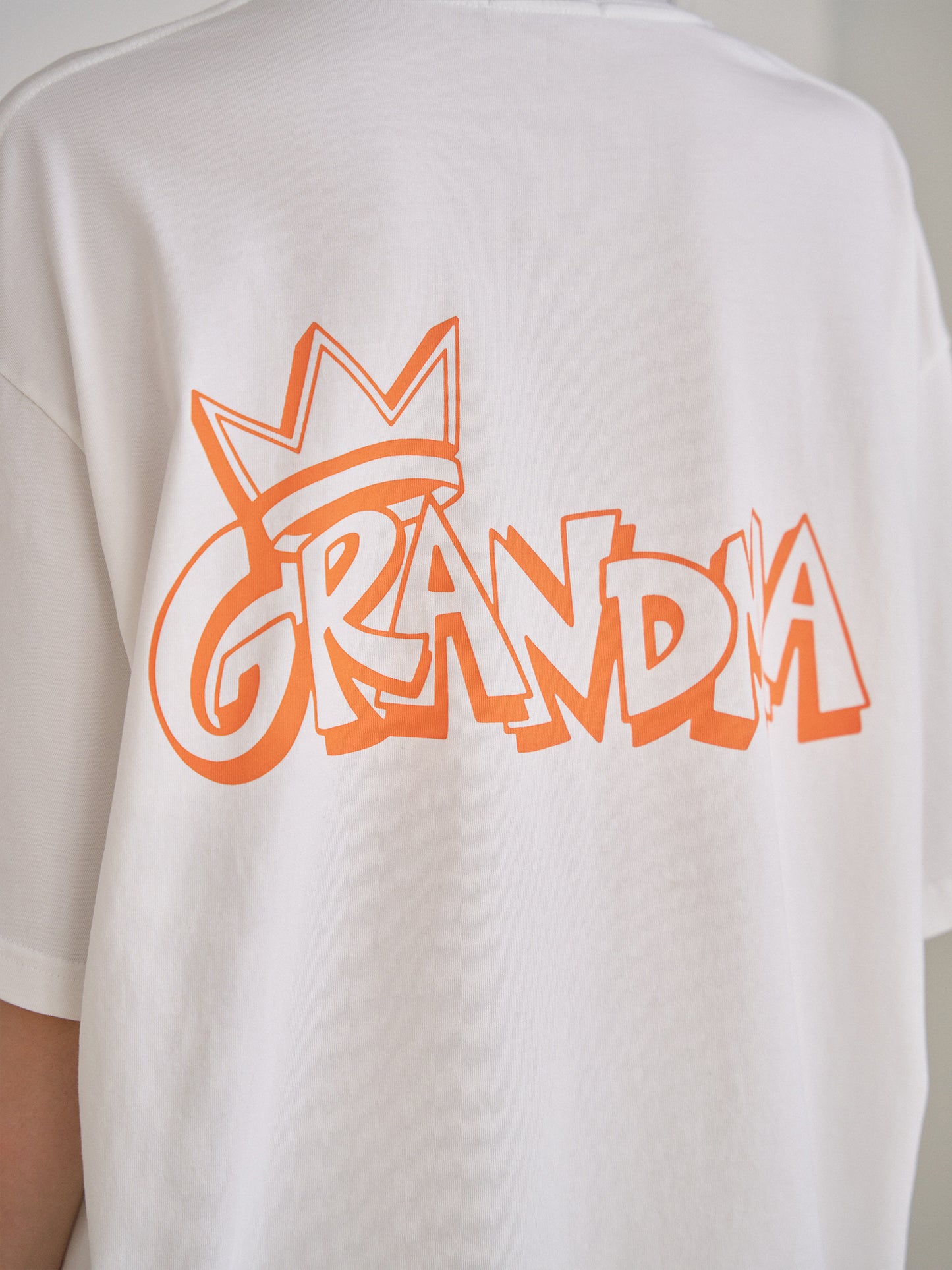 Granma Printing Short Sleeve - Ivory