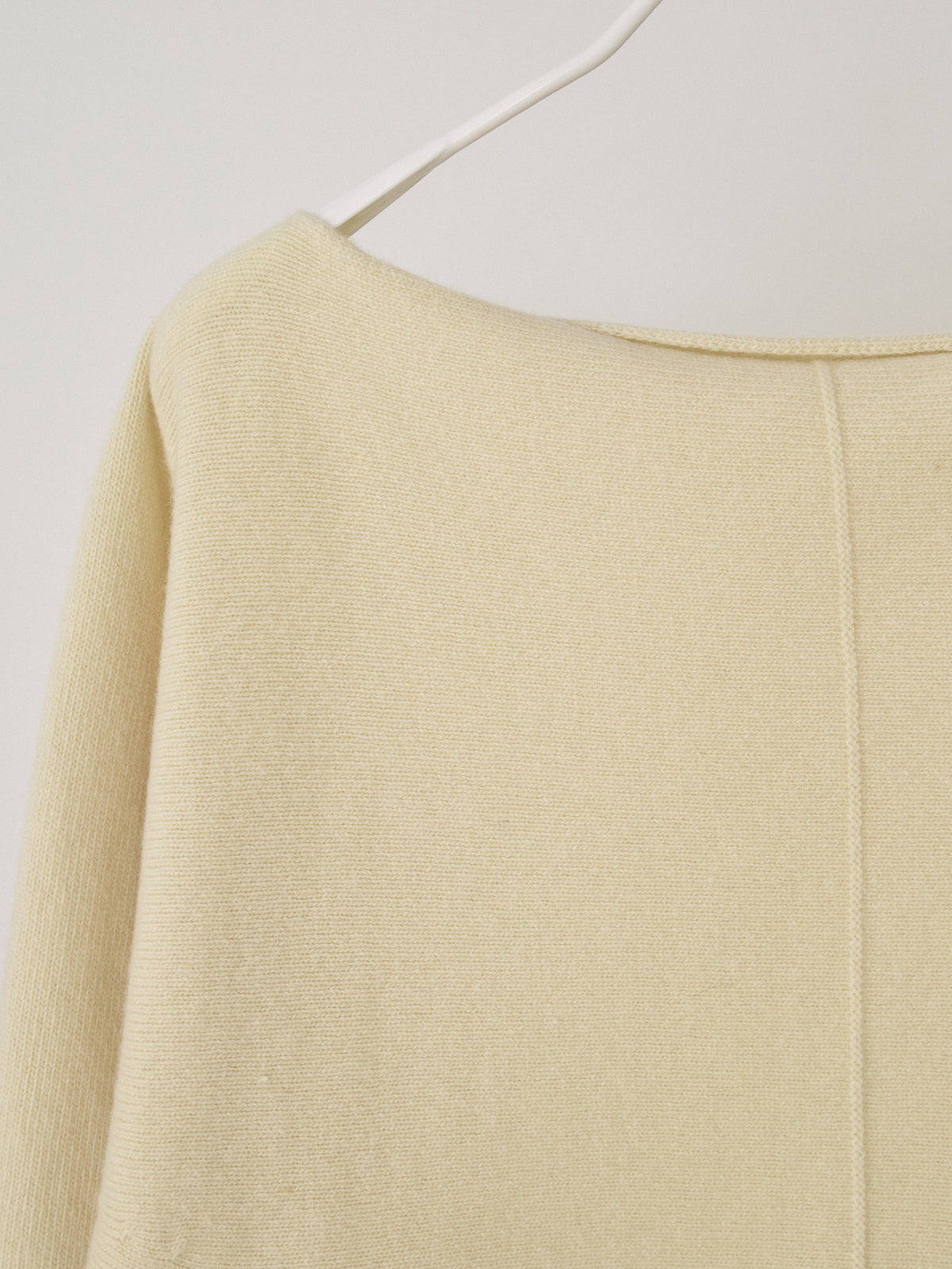 MARAN Flow Boat Neck Pullover - Pale Yellow 商品画像20/21