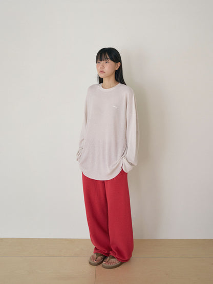 MARAN Current Waffle Sweatpants - Red 商品画像14/21