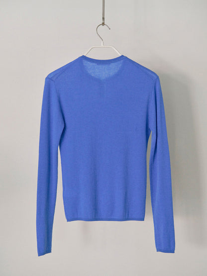 MARAN Henley Neck Pullover - Blue 商品画像21/21