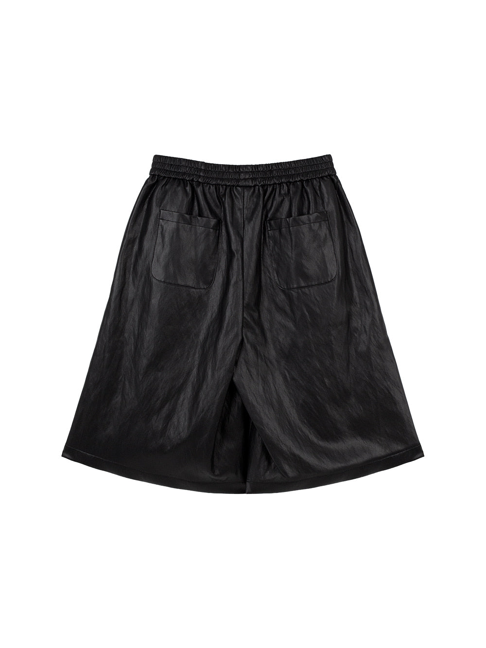 Leather Bermuda Pants