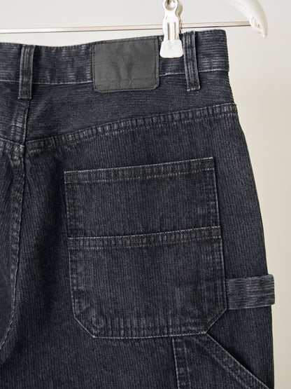 Corduroy Work Pants - Black 12