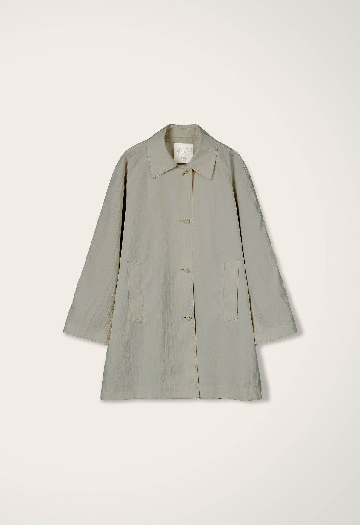 Bey Trench Coat KHAKI BEIGE