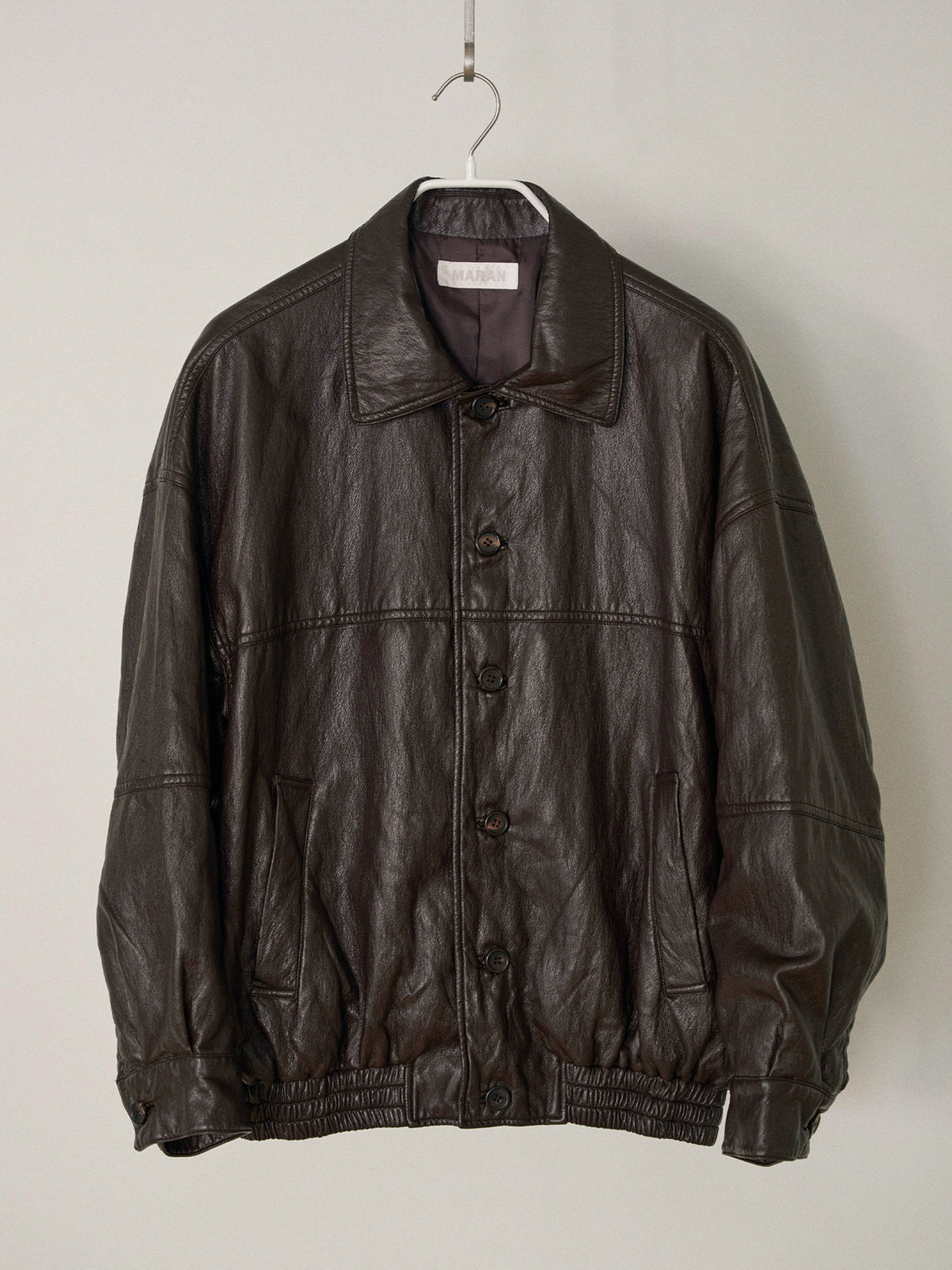 MARAN Soft Leather Blouson - Brown 商品画像18/21