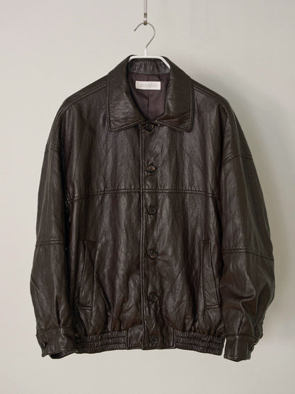 MARAN Soft Leather Blouson - Brown 商品画像18/21
