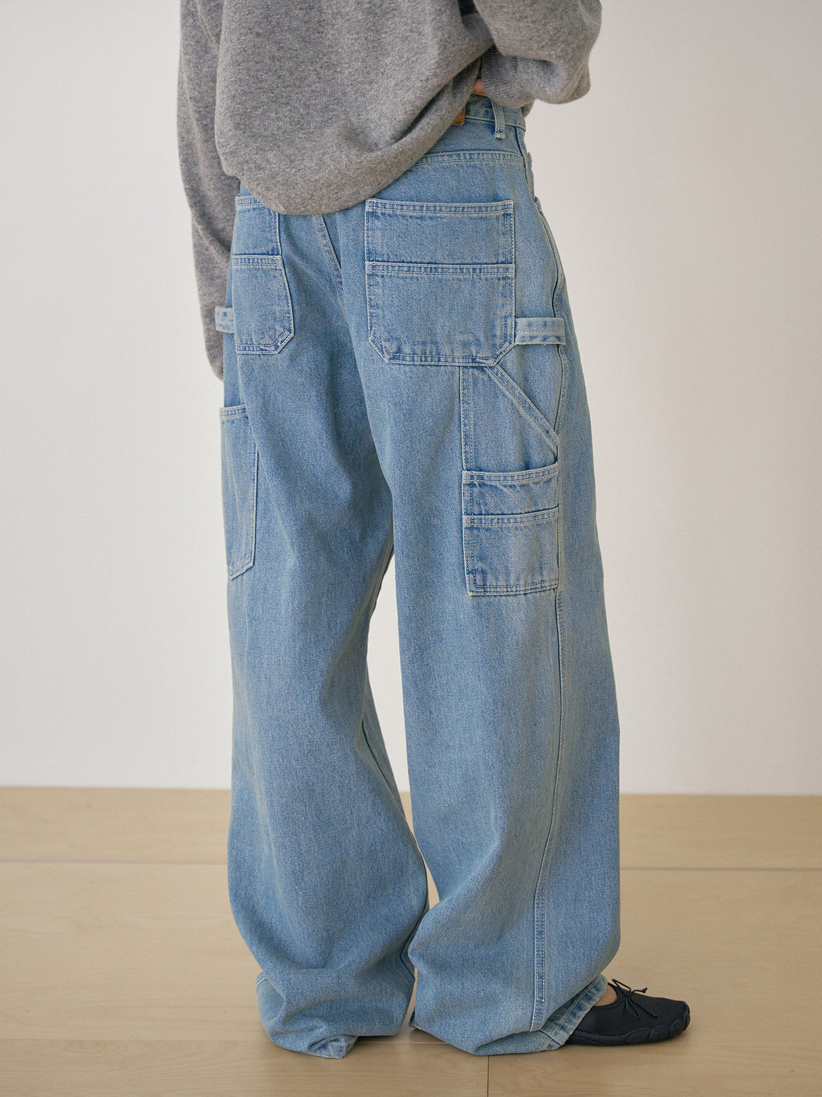 Indigo Denim Work Pants - Indigo 2