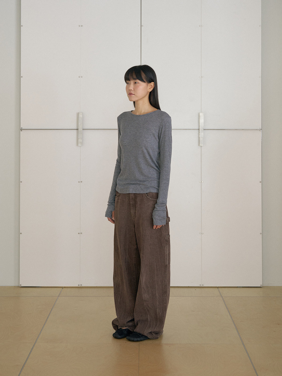MARAN Brown Crack Work Pants - Brown 商品画像15/21