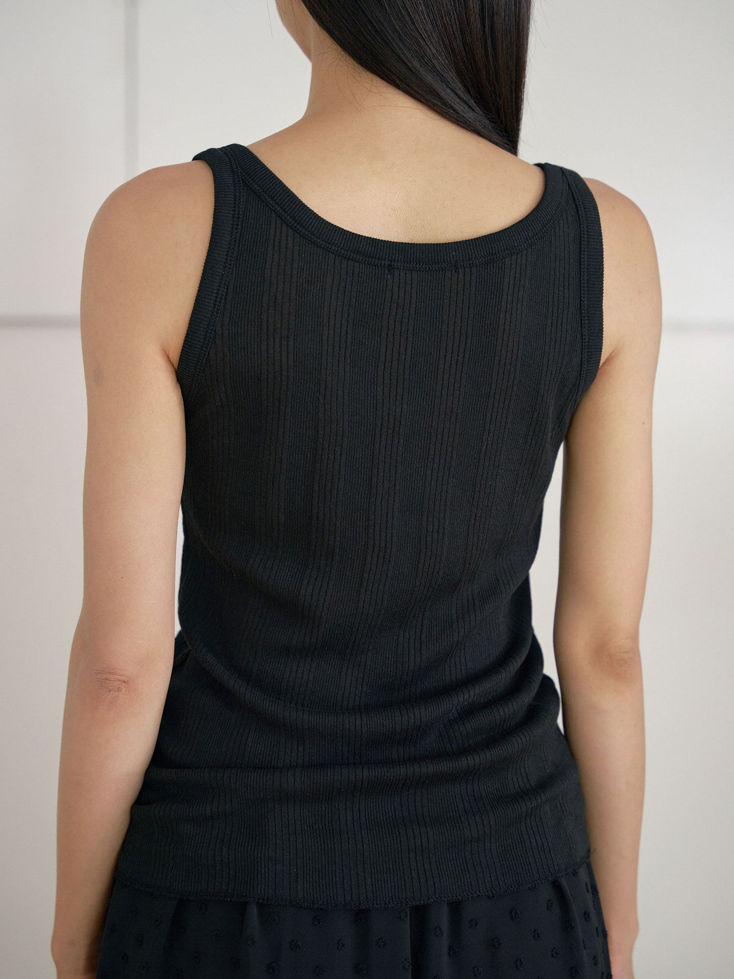 Summer V-neck Sleeveless - Black
