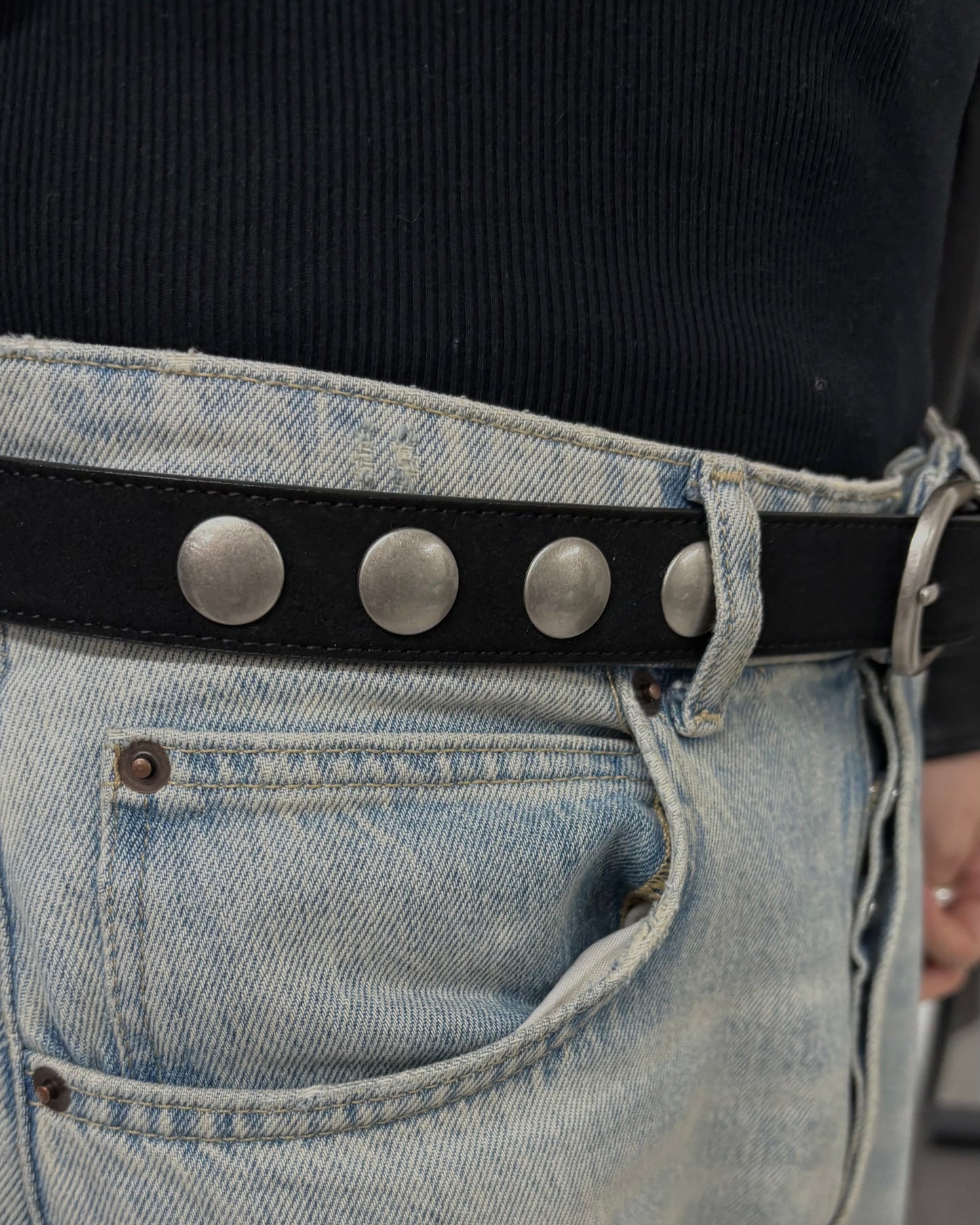Noble Stud Leather Belt