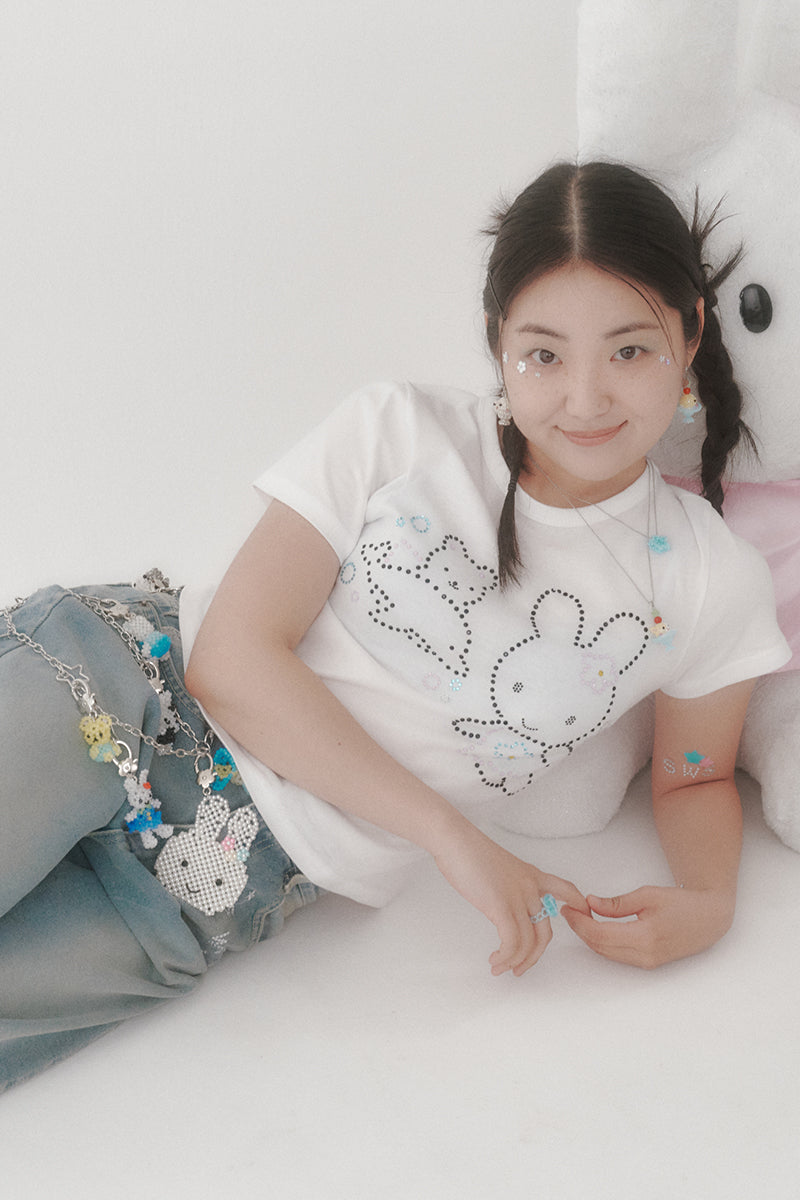 [X YOUNGART] KIDDY&amp;JINI Summer Cubic T-Shirt