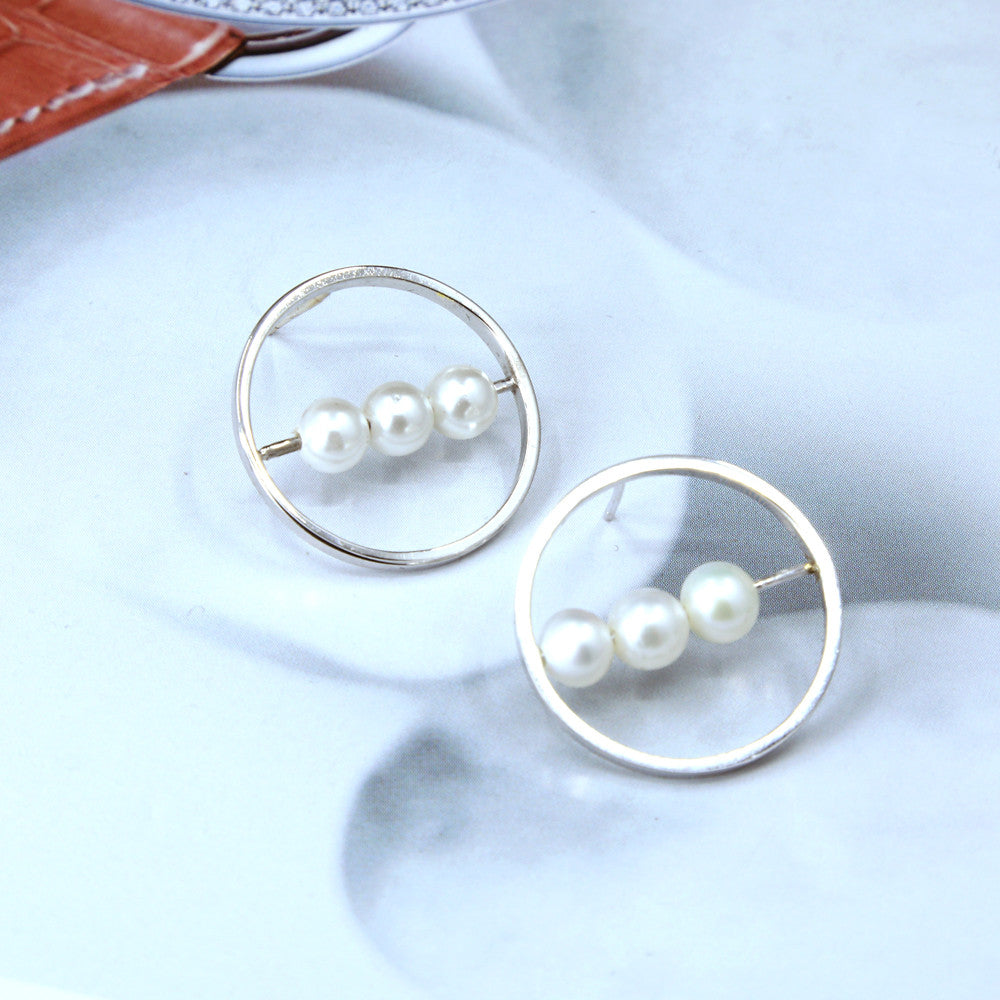 [SUMMER TAG SOL] FRASH WATER PEARL TRAY EARRING