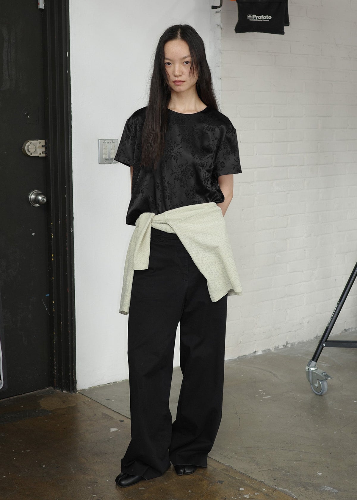 JACQUARD T -BLACK