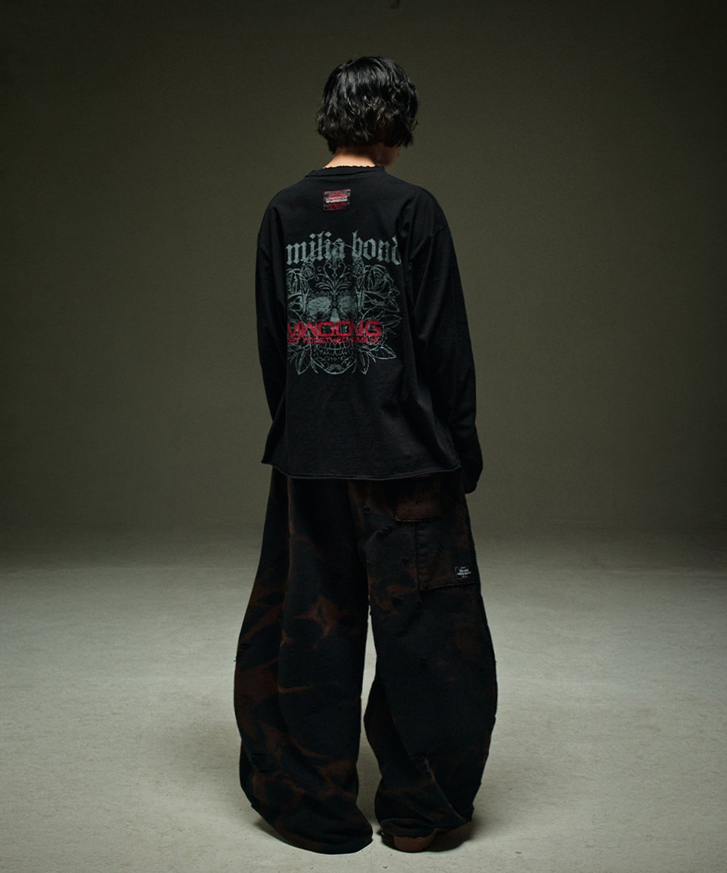 Scarred cross LS(black)