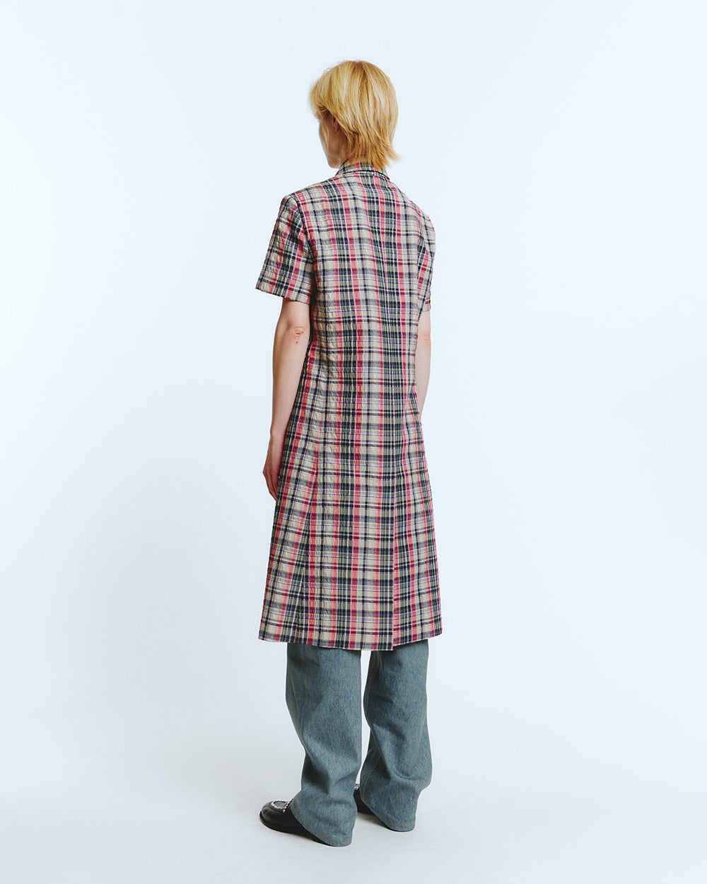 HALF SLEEVE COAT Multi Check