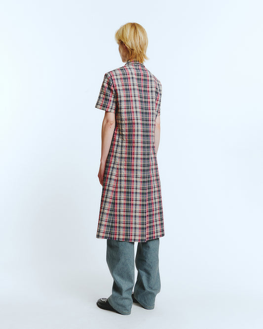 HALF SLEEVE COAT Multi Check