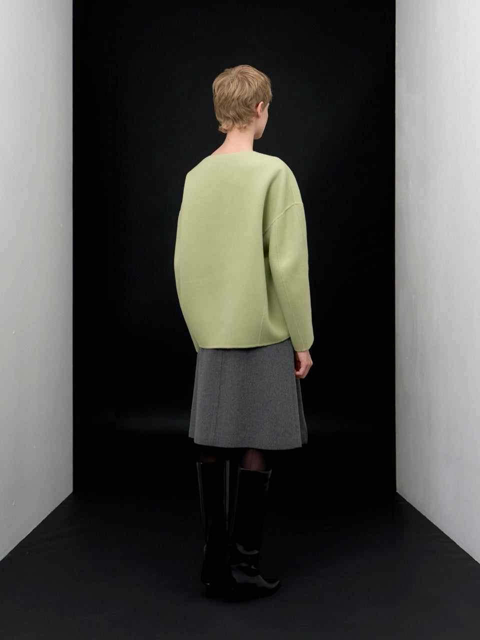 【ARIK. アリク AW】Sarin wool pullover jumper Apple green