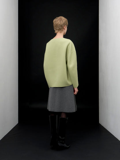 [ARIK. Arik AW] Sarin wool pullover jumper Apple green