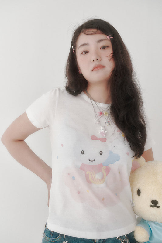 [X YOUNGART] Angel KIDDY&amp;JINI T-Shirt
