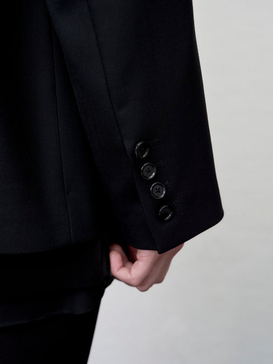 【ARIK. アリク AW】Kaus Pressed single jacket Black