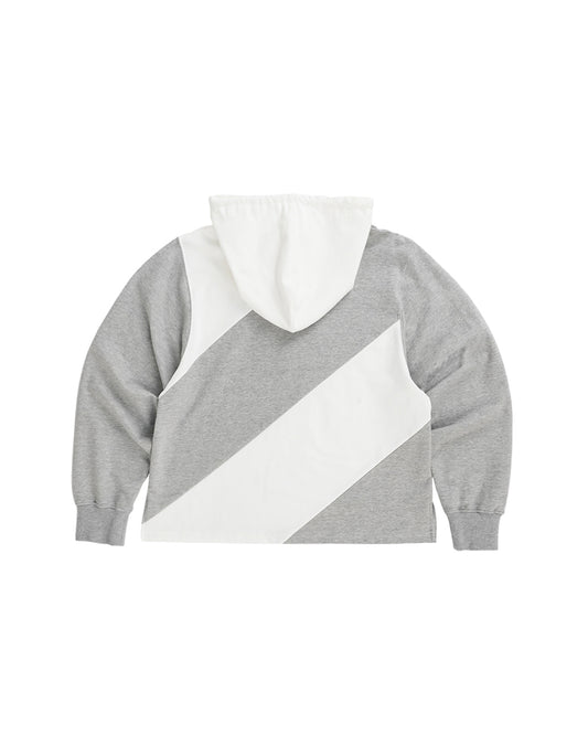 DIAGONAL HOODIE Melange
