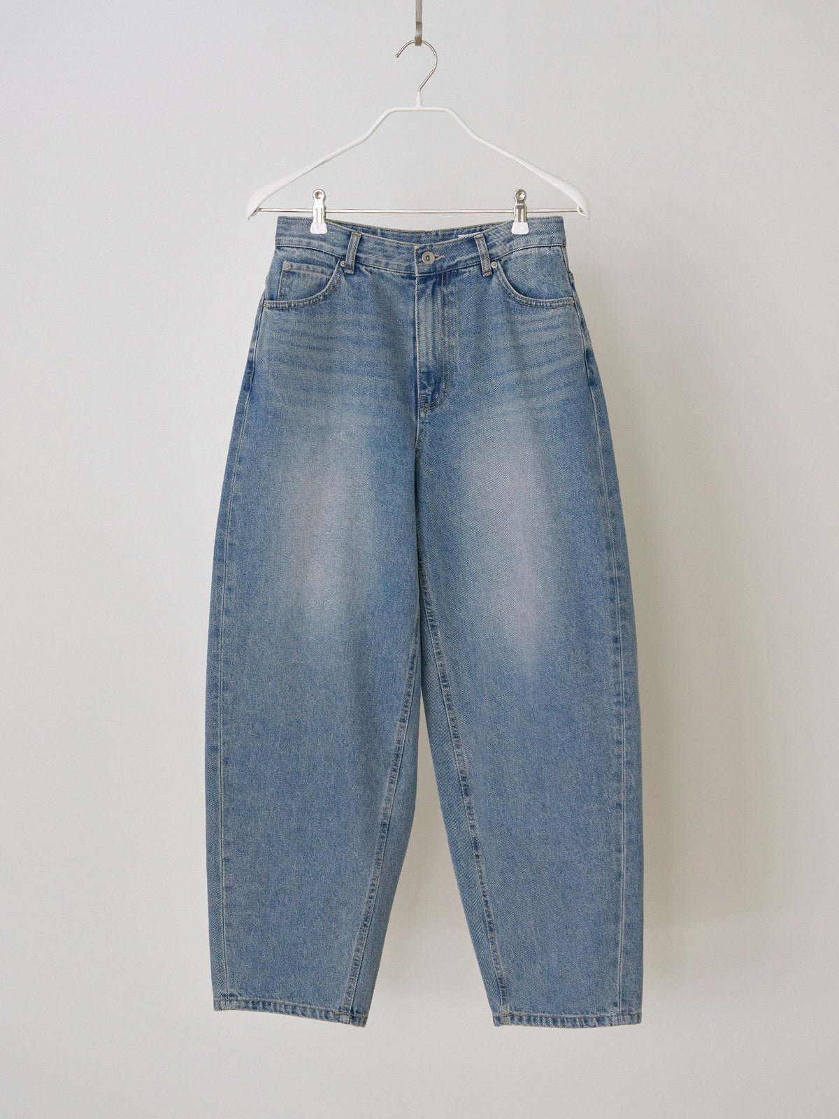 Tapered Denim Pants - Indigo 6