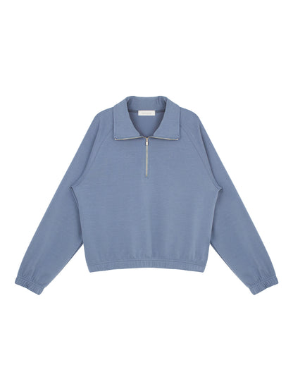 Double-Face Comfort Half Zip-Up