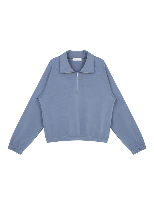 Double-Face Comfort Half Zip-Up
