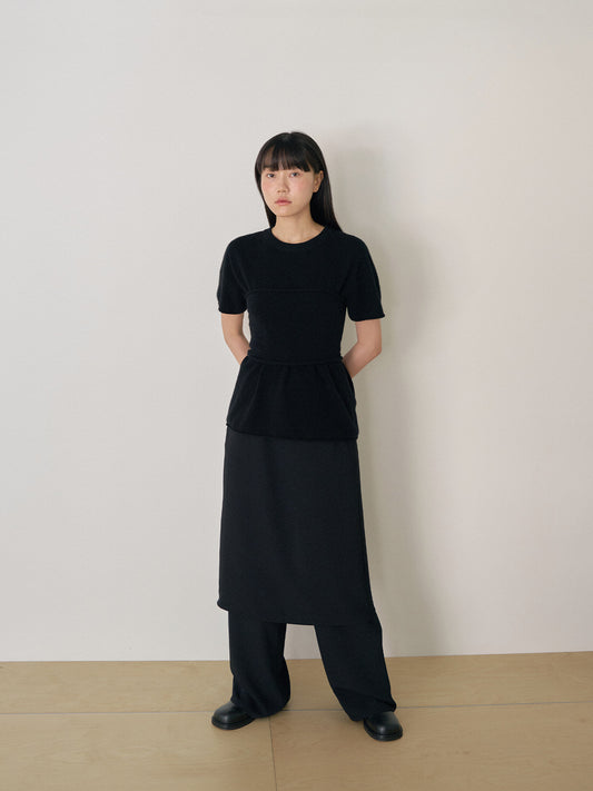 Cashmere Bustier - Black 2