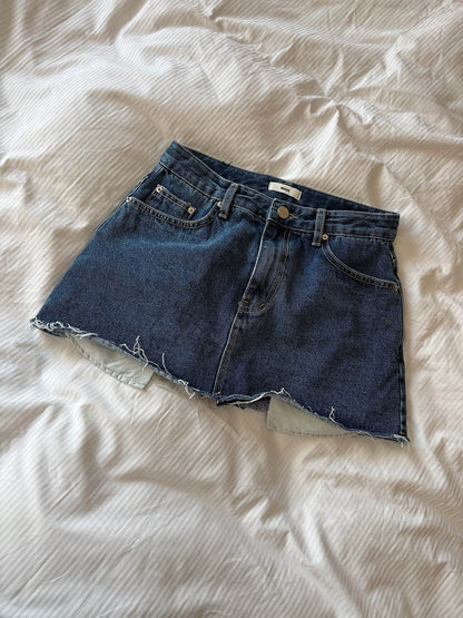 [A MA:DE] Melbourne denim skirt