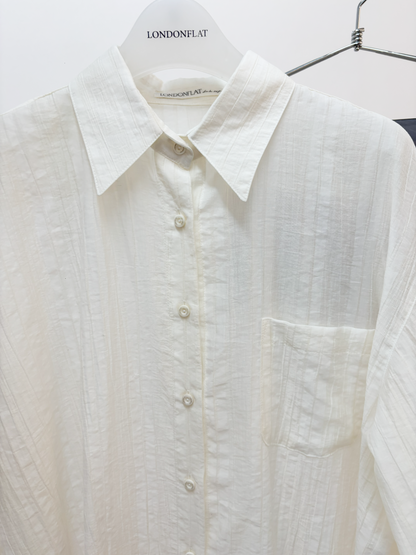 Striped Tencel Shirt