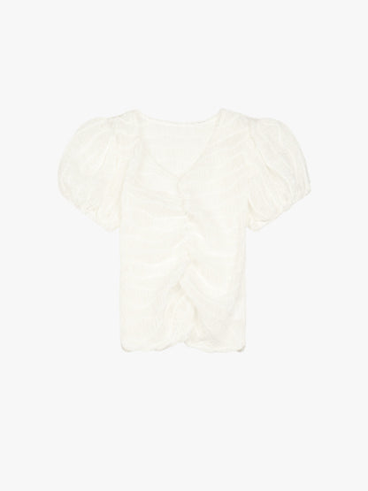 【A MA:DE 2026SS】Sheer blouse ( 2color )