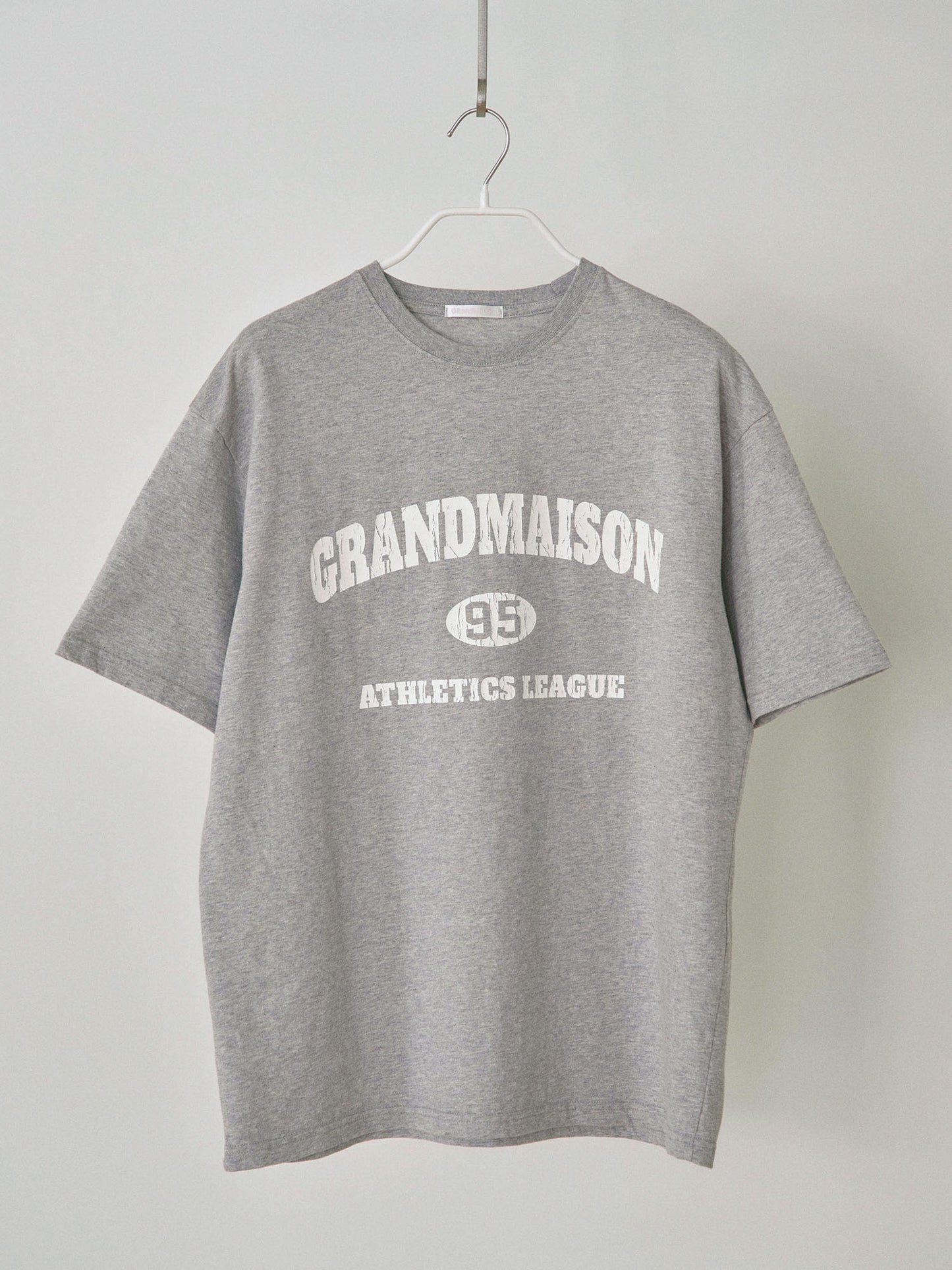 Crack Lettering Short Sleeve - Gray