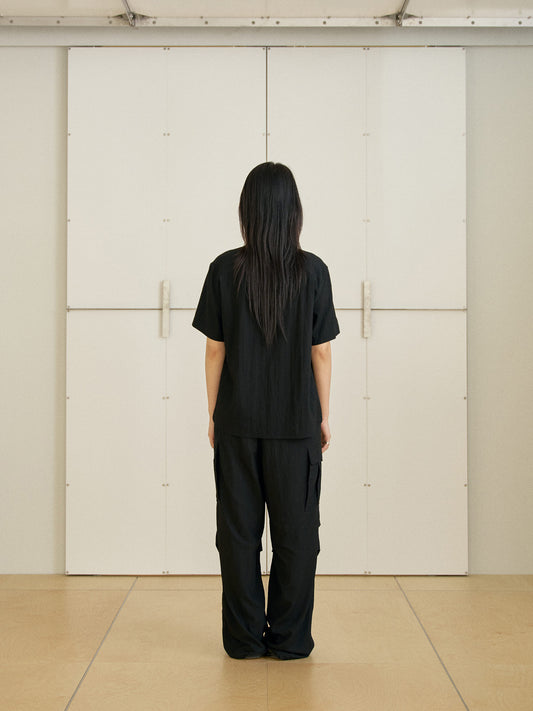 Ray Half Shirt - Black