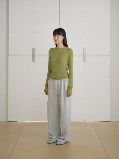 MARAN Current Waffle Sweatpants - Light Gray 商品画像15/21
