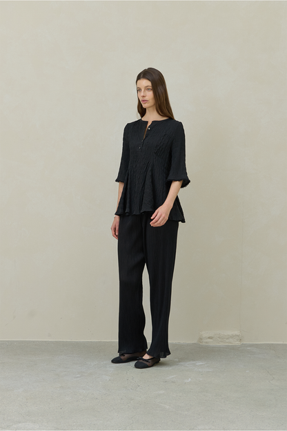 Shirring Flare Blouse
