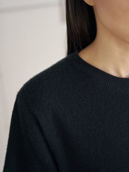 Cutoff Short Sleeve Pullover - Black 9