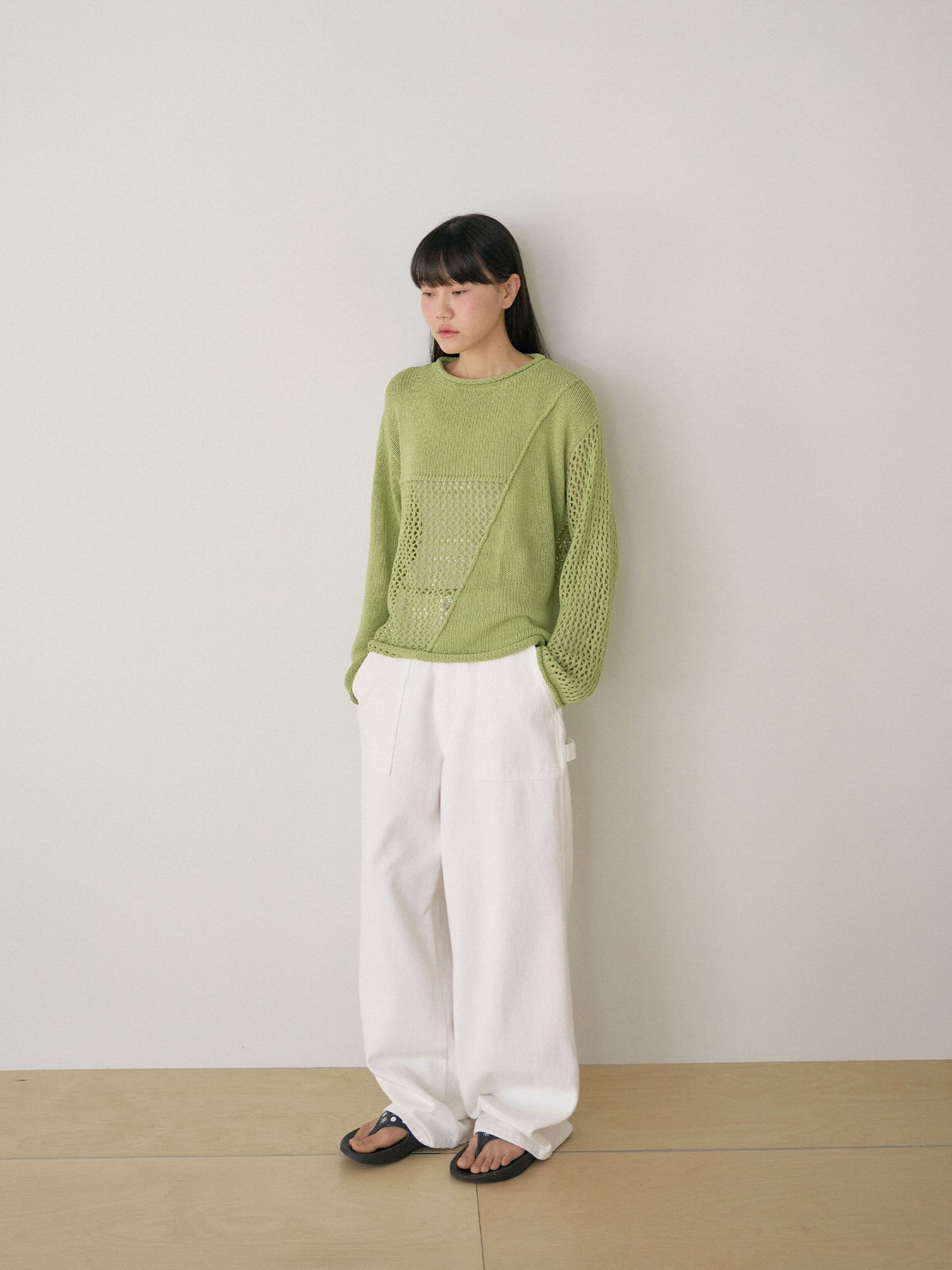 Summer Block Pullover - Green