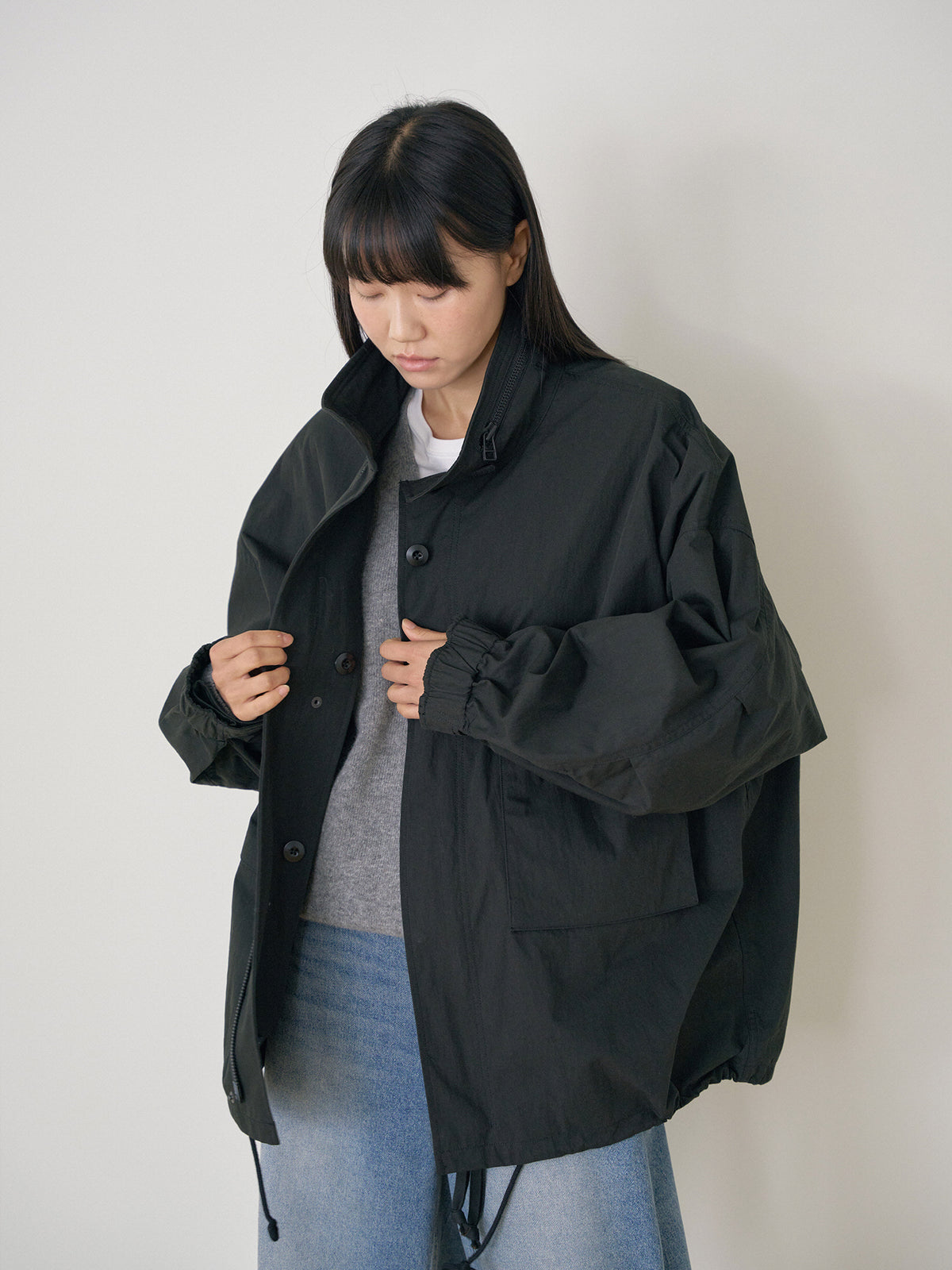 Pocket Detail Jacket - Black 3