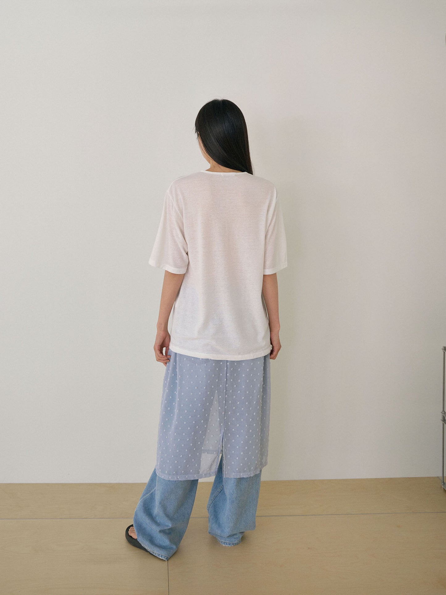 Linen Loose Short Sleeve - Ivory